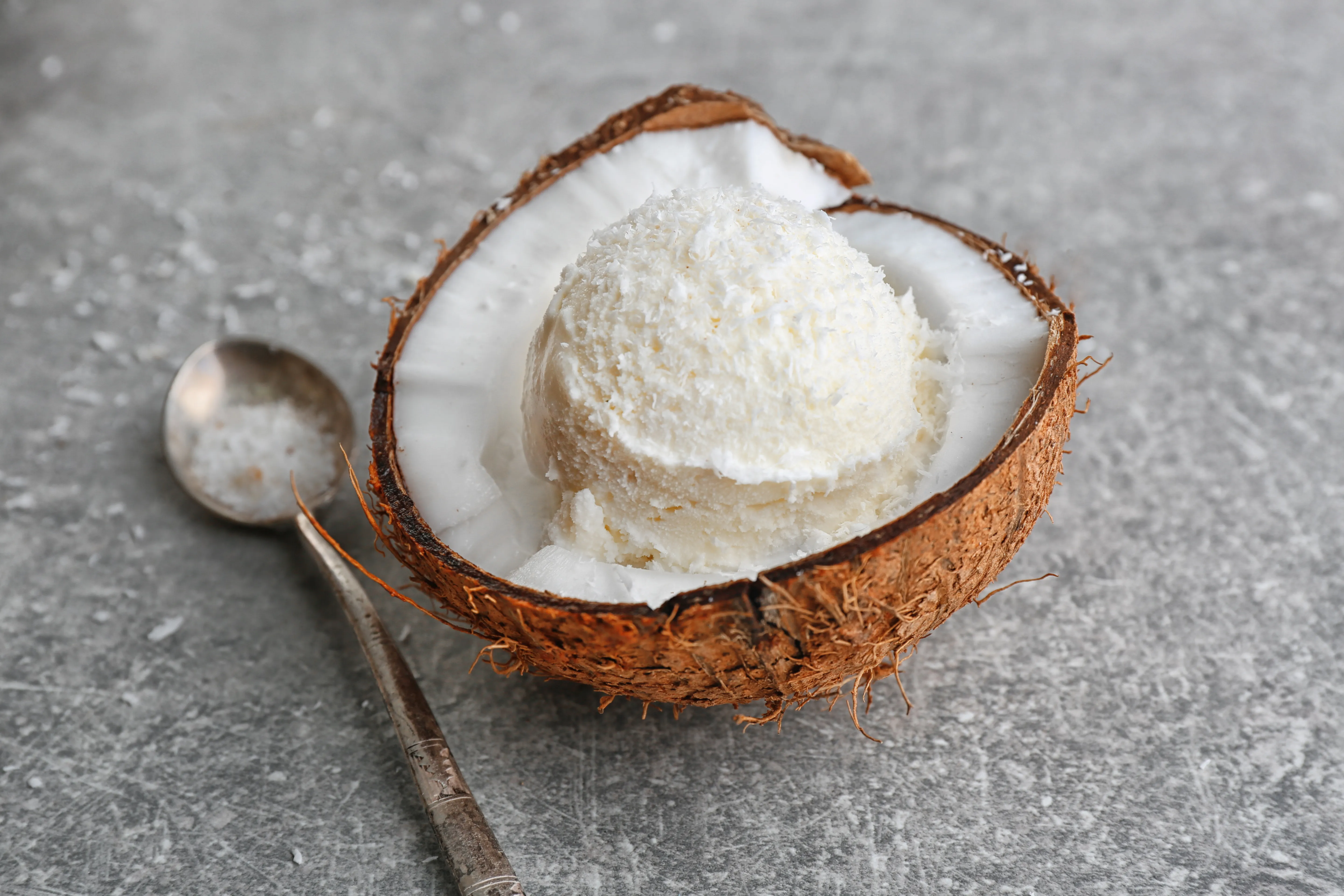 Kokos-Protein-Eiscreme
