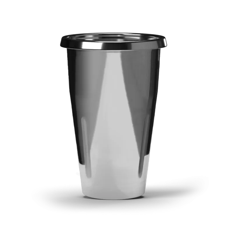 Stainless steel cup for blender