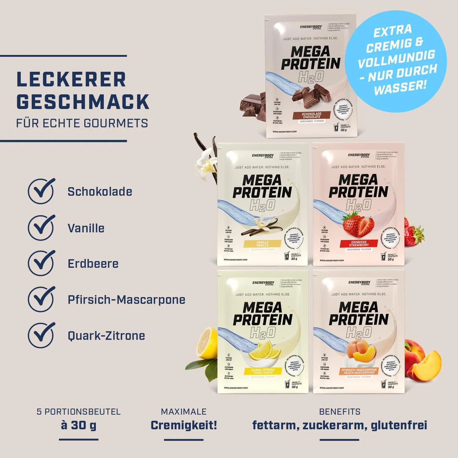 Mega Protein H2O Probierpaket